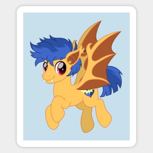 Flash Sentry bat pony redraw Sticker